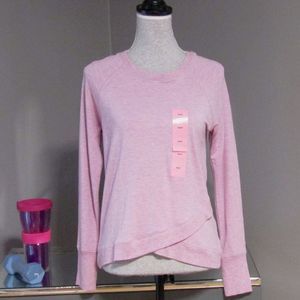 NEW Active Life Lilac Heather Crossover Shirt S